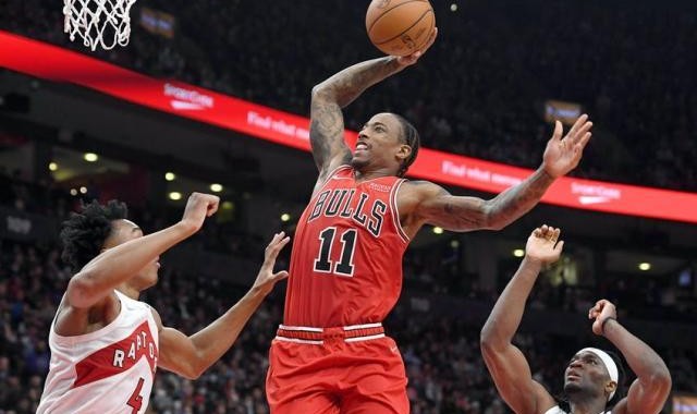 极速赛车-末节狂飙力擒老东家 关键时刻德罗赞值得信赖